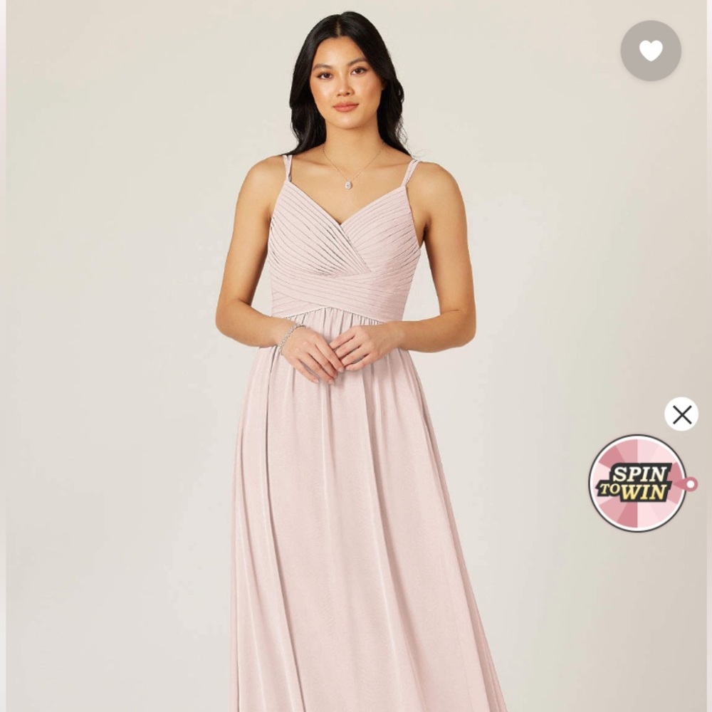 AZAZIE BLAKE DRESS
A-Line Lace Chiffon Floor-Length Dress Rose Petal